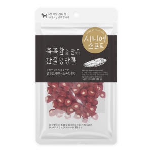 퍼피아이 시니어소프트 연어소시지 100g