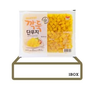 일미농수산 일가집 깍둑 단무지 3kg x 4개