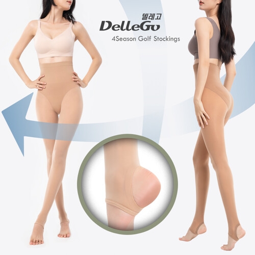 델레고 포시즌 골프스타킹 DLG-22gfsk 무봉제 압박스타킹 UV차단 힙업