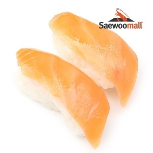 새우몰  초밥재료 초밥용 훈제연어 120g 20매 국내가공