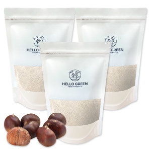 헬로우 국산 율피 분말 500gX3 팩 1.5kg 밤속껍질