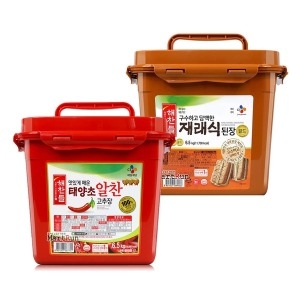 해찬들 6.5kg 2종(고추장 + 된장)