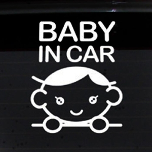 몽키데코 COMO:BABY IN CAR 스티커