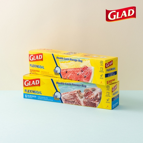 GLAD  글래드 늘어나는 매직백 플렉스앤씰 냉장/냉동 세트