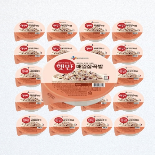 CJ제일제당  햇반 현미 흑미 보리를 넣은 잡곡밥 210g