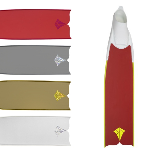 더블케이  커스텀 블랙팁 컬러 블레이드 에디션 카본핀 Soft BK 프리다이빙롱핀