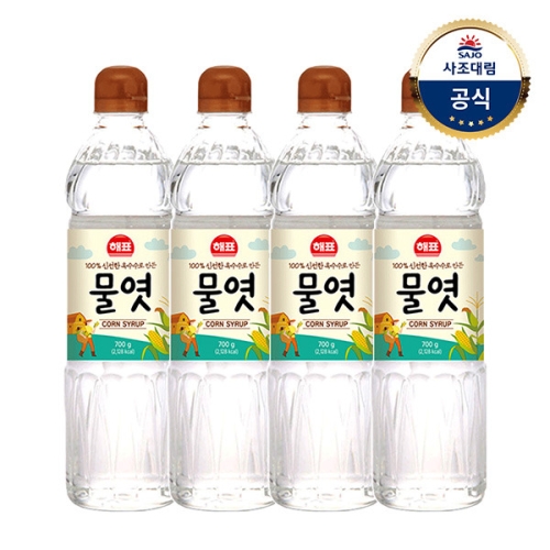 사조대림 사조 물엿 700g x4개