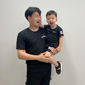 키즈 ROKA 반팔+반바지 세트 아동용 로카티 어린이 군인가족사진 로카반팔티