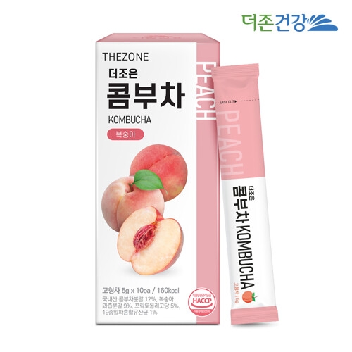 더존건강 더존 더조은 콤부차 복숭아 10개입