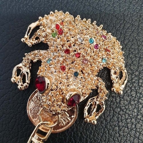 기타 풍수 인테리어 삼족두꺼비 키링 황금두꺼비 열쇠고리 색상 사이즈 무늬 형태본상품선택 W9E444F