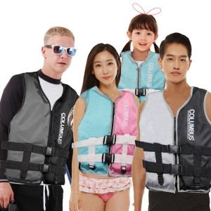 크로스코리아 콜럼버스 뉴세이프 구명조끼 물놀이 전사이즈단일가