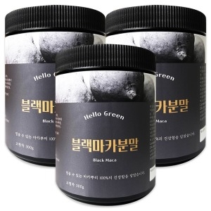 헬로우 100 페루산 블랙 마카 분말 300gX3 팩 총900g
