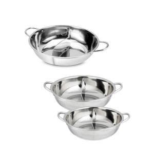 애경 홈즈 스텐 두칸냄비 마라탕 샤브샤브 냄비 30cm 32cm 34cm