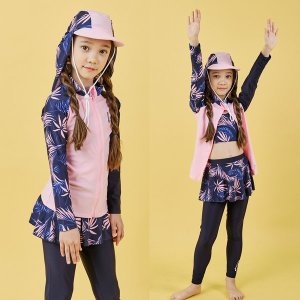 브레인스포츠 아이스샌드 여아용 집업 래쉬가드 5종세트 (BR-88101)