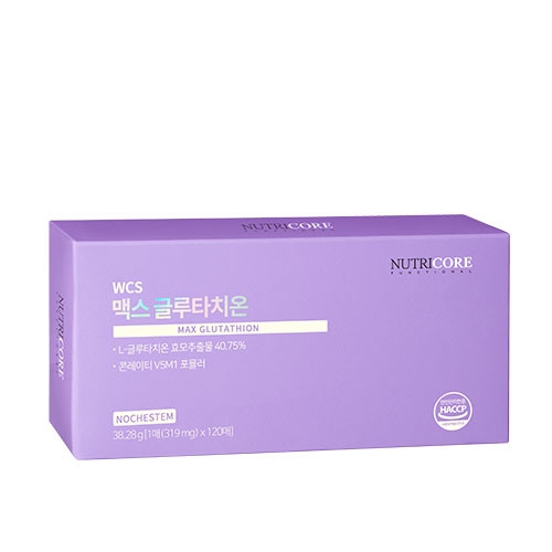 뉴트리코어 WCS 맥스 글루타치온 301.5mg 120매