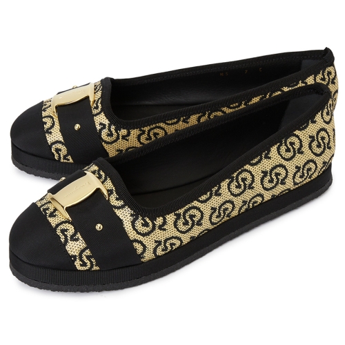 페라가모 간치니 KACY P RAF 1CM NERO 0751282 여자 로퍼 발볼C