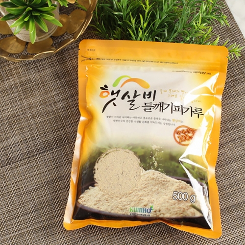 한식단 햇살비 국내산 들깨기피가루 500g 껍질깐 들깨가루