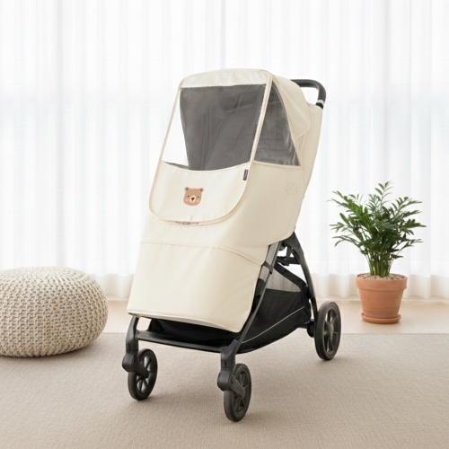 토탈키즈 마니또 유모차 방풍커버 멜란지 와펜 범용 커버