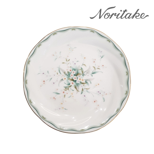 노리다케 4416 그린플라워 18cm 케이크접시 1P
