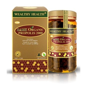 웰시헬스 다크 오가닉 프로폴리스 2000mg 365캡슐