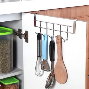 오케이마트 OMT 스테인레스 주방 틈새 5구 후크걸이 OKA-STR245