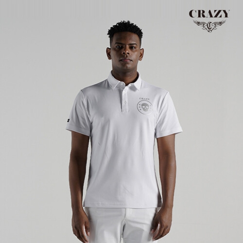 크레이지 어페럴 남성 골프 반팔티셔츠 CZM-TS2210WH