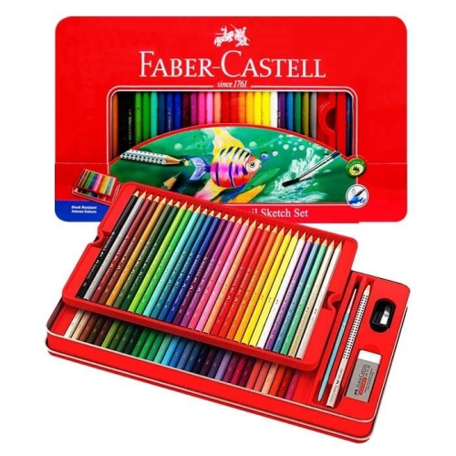 파버카스텔  수채색연필 틴케이스