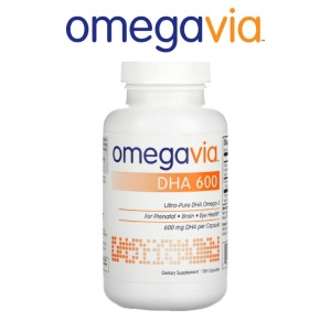 오메가비아 DHA 600 울트라 퓨어 오메가3 600mg 120정