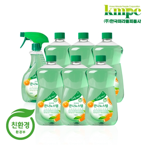 은나노스텝 다용도 세정제 550ml + 리필 1.1L