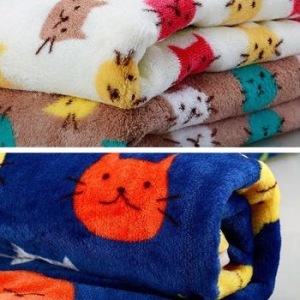 에이케이마켓 북유럽패턴 밍크 무릎담요 고양이 B 낮잠이불 캠핑