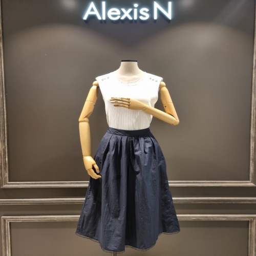 제시뉴욕 알렉시스N 알렉시스N 와이드핀턱 치마바지 BC65NLPD1100