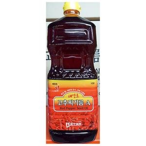 금수실업 금수 태양초 고추씨 기름A 1.5L