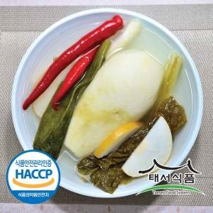 태백고원김치  태백고원 지장수 동치미10kg 태서식품.HACCP인증