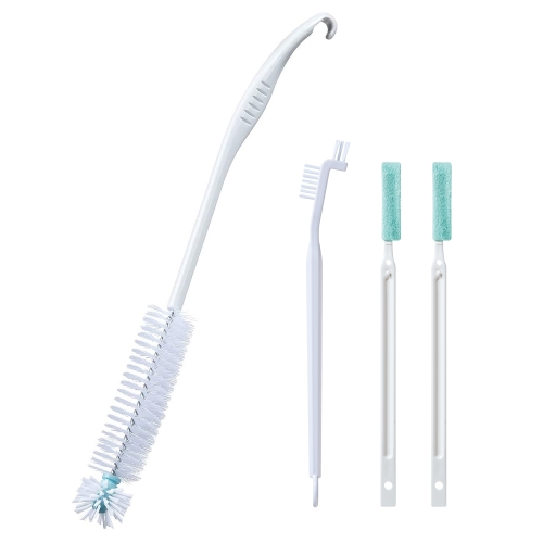 마메이타  좁은 물병 롱 세척솔 + 보온병 마개 전용 크리너 세트