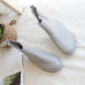 여성 여름 패션 장화 부츠 레인 방수 신발 W9ED92E