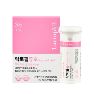 크리스찬한센 락토필 듀오 170mg 30캡슐