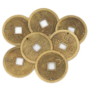 한국은행  엽전 옛날동전.타공40mm