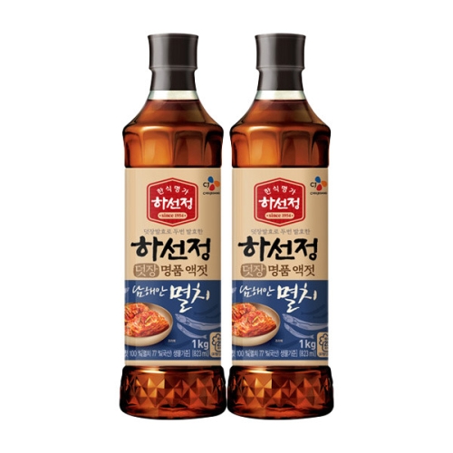 CJ제일제당 하선정 덧장 명품액젓 남해안 멸치 1kg