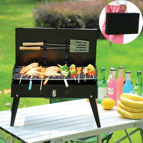 접이식 바베큐그릴 캠핑 화로대 휴대용 숯 그릴 BBQ