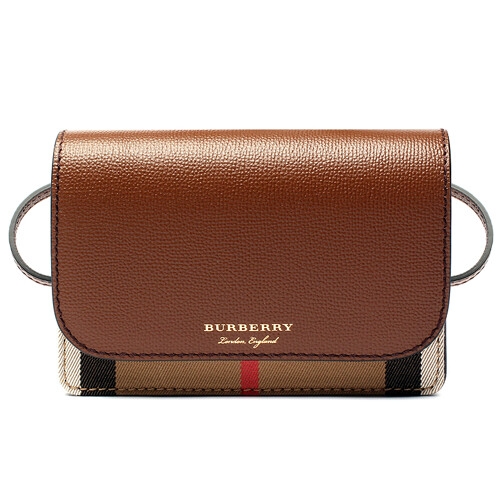 버버리 하우스 체크 햄프셔 미니 크로스백_8046321