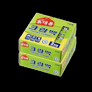 크린랲 휴대용 크린백 25x35cm (중) 30매 [1개(30매)]