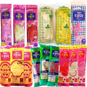 태화  보생 고무장갑 일반 소 중 대 특대 요리 식품