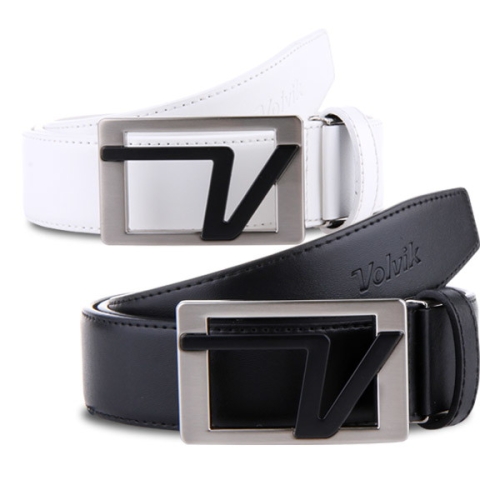 볼빅  이니셜로고 남성용 소가죽 골프벨트