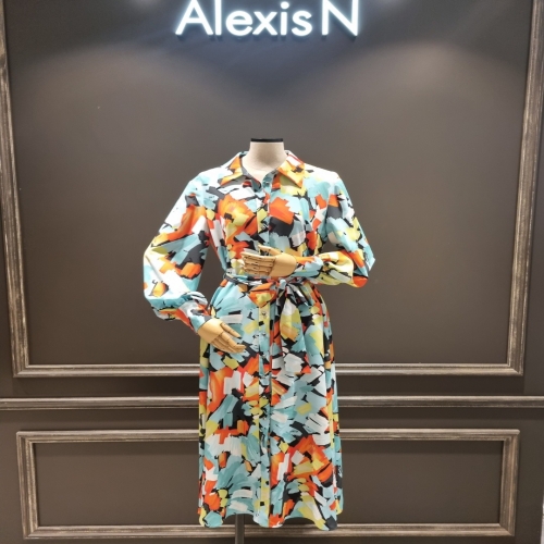 제시뉴욕 프린트 롱 피스 JB8NSOP1770