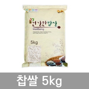건강한밥상 잡곡 갓도정 햇 찹쌀5kg 상 등급 찰지고 맛있는 국산 100