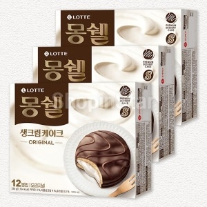롯데제과  몽쉘 크림케이크 384g