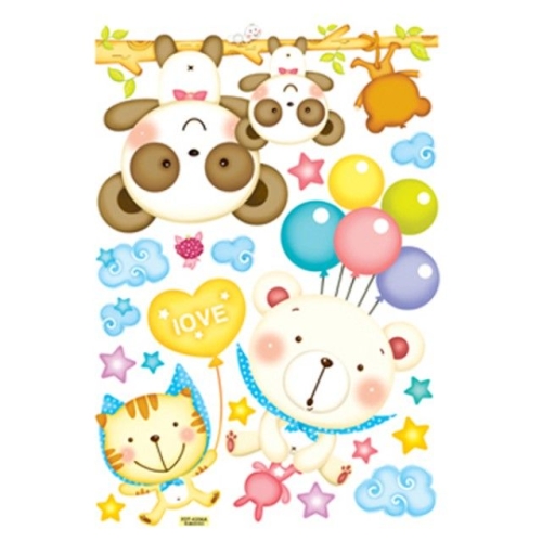 현대  조인컴퍼니 요모조모 동물나라 스티커 시리즈2