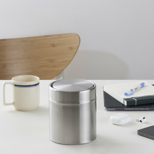 신세계인터내셔날 JAJU 미니 스텐 스윙 휴지통