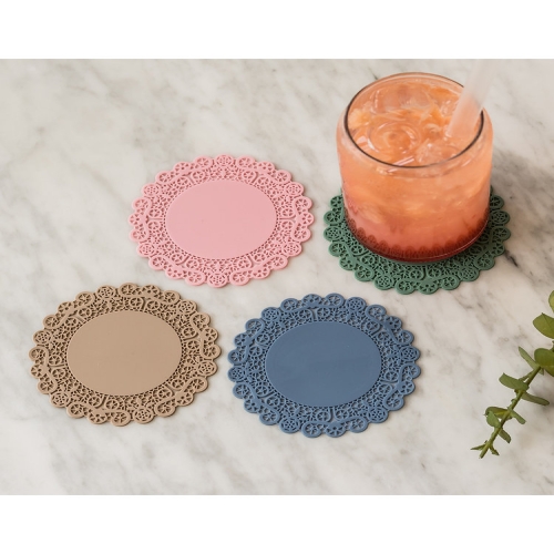 플라이토 실리콘 레이스 컵받침 (소) 10cm