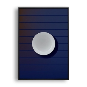 올뉴프레임  접시에 스민, 달빛 일러스트 액자